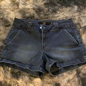 Denim shorts purchased from Francesca’s.